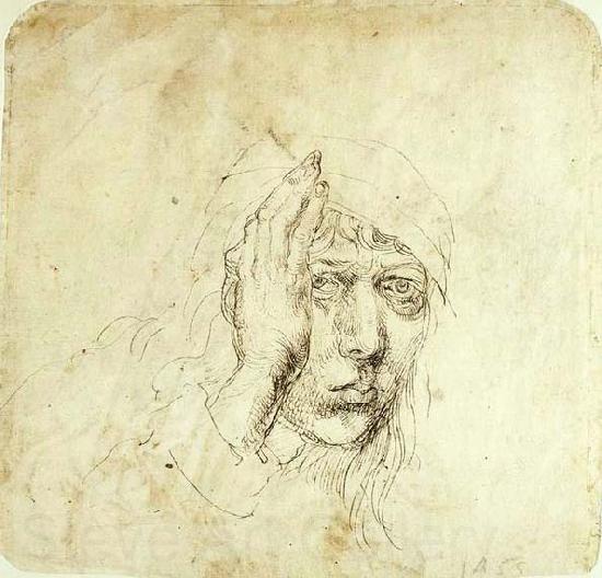 Albrecht Durer Self-Portrait with a Bandage Spain oil painting art